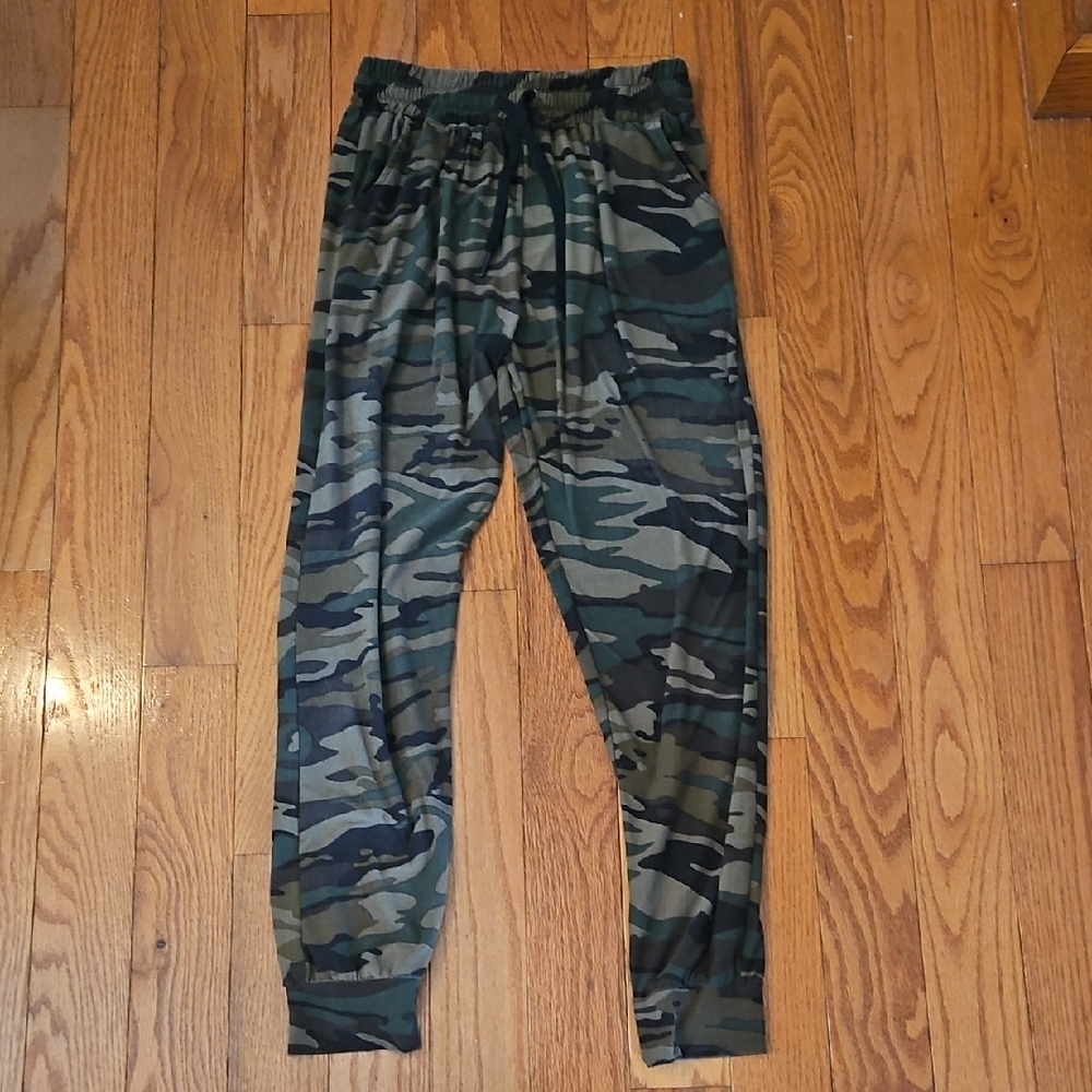 Always Kids Camouflage Joggers - Green and Black